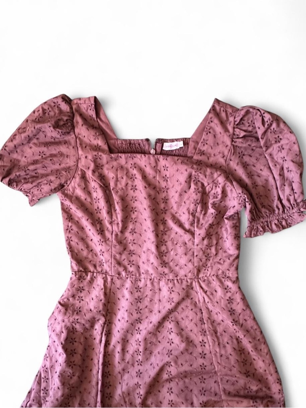 Ivy City Co Brown Eyelet Maxi Dress - Picture 2 of 5